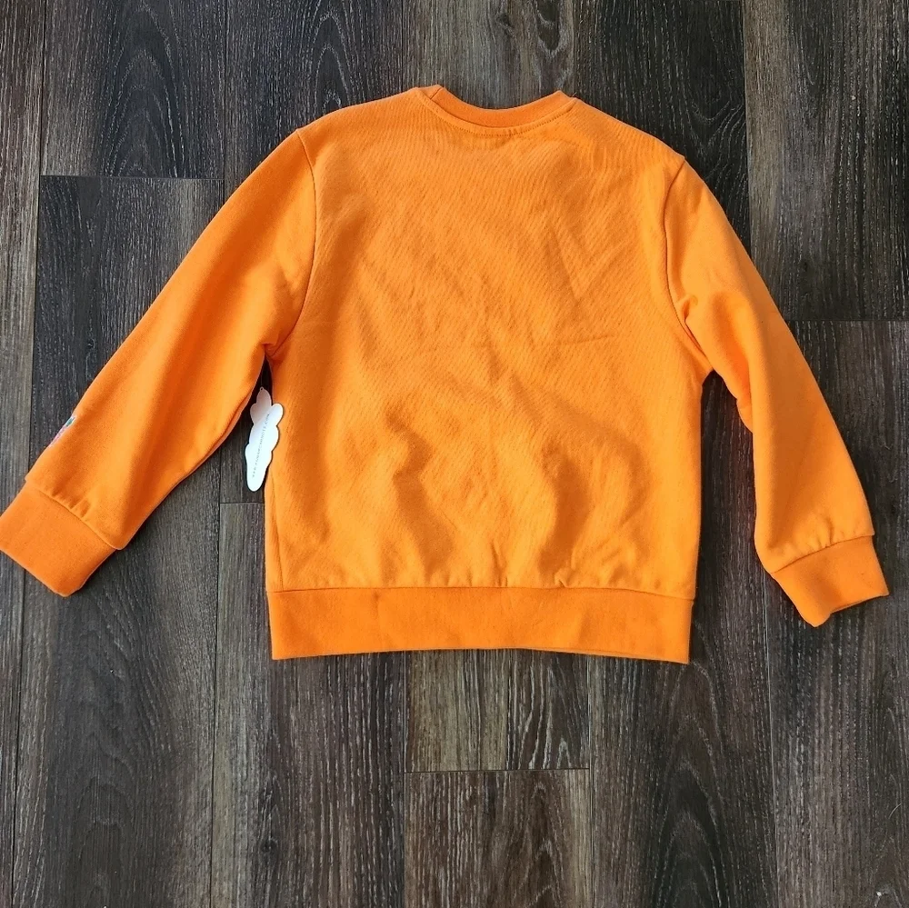 Anwar Carrots Orange Farm Boys Sweatshirt Size Medium (8)